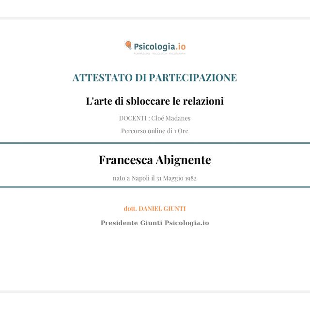Ingrandire l'immagine: certificate 8