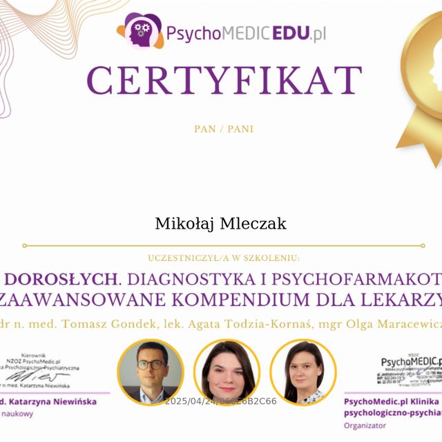 Powiększ obraz: certificate 9