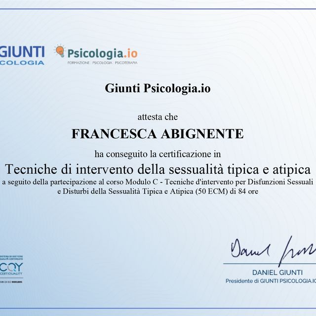 Ingrandire l'immagine: certificate 38
