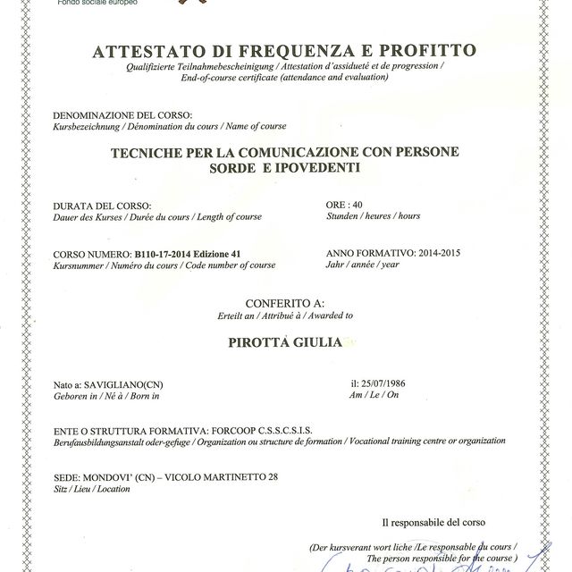 Ingrandire l'immagine: certificate 6