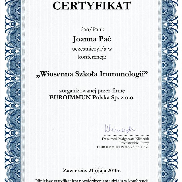 Powiększ obraz: certificate 8