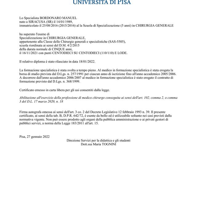 Ingrandire l'immagine: certificate 1