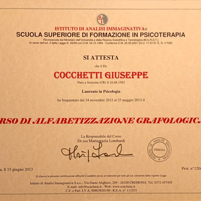 Ingrandire l'immagine: certificate 6
