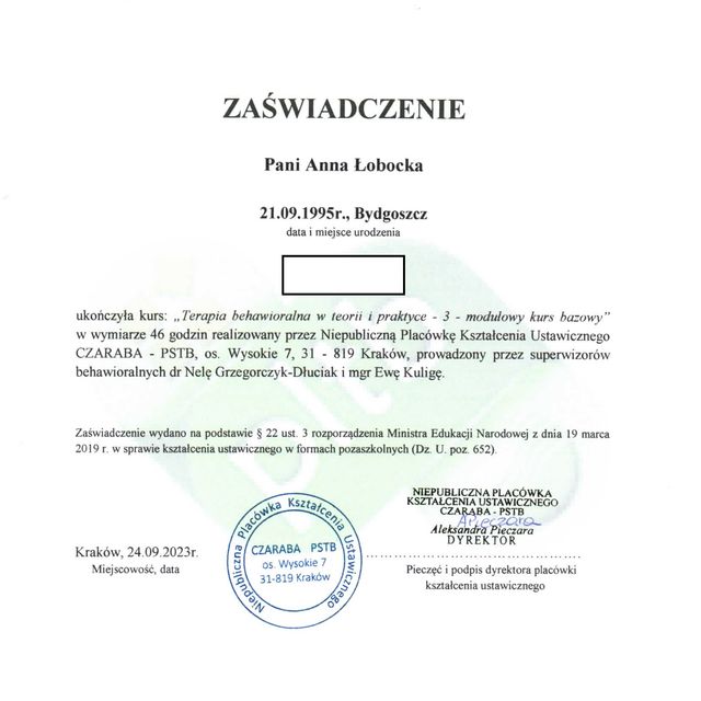 Powiększ obraz: certificate 14