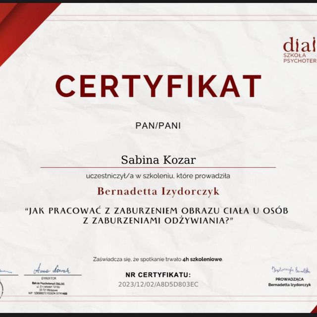 Powiększ obraz: certificate 8
