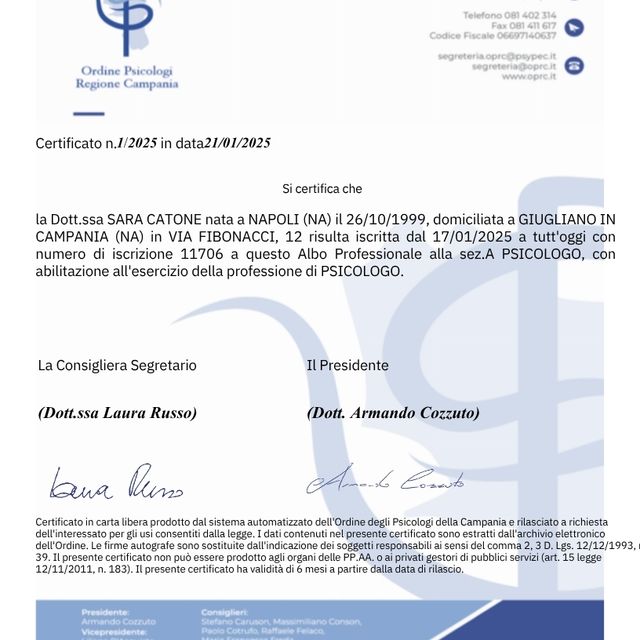 Ingrandire l'immagine: certificate 1