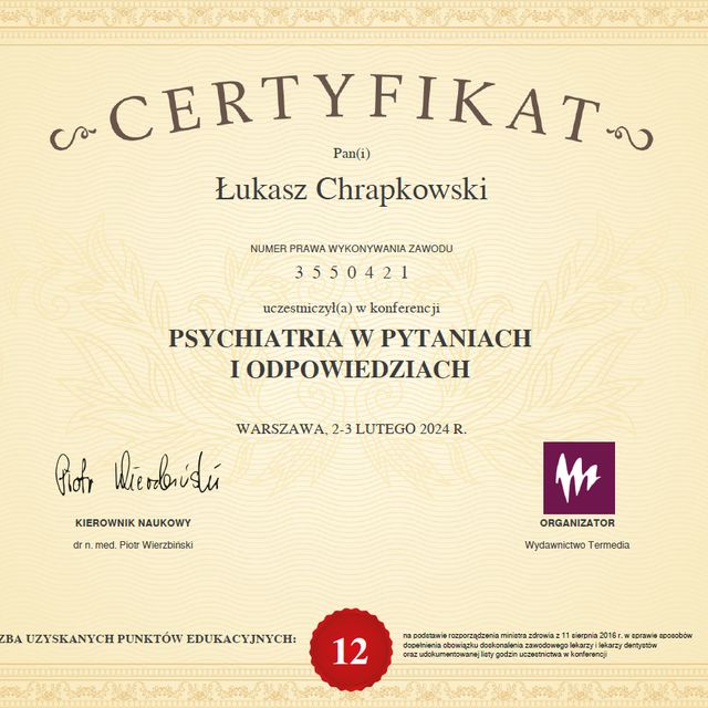 Powiększ obraz: certificate 12