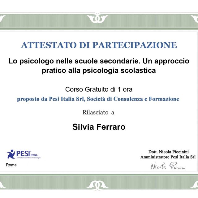 Ingrandire l'immagine: certificate 11