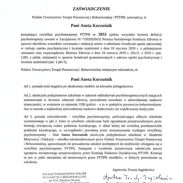 Powiększ obraz: certificate 10