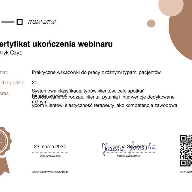 Powiększ obraz: certificate 25