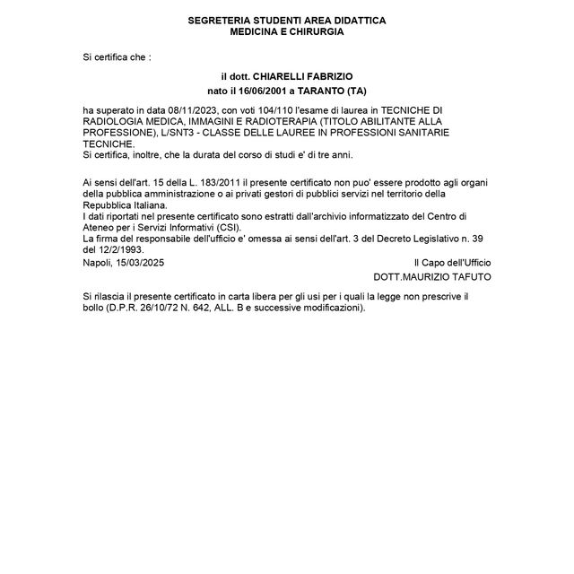 Ingrandire l'immagine: certificate 1
