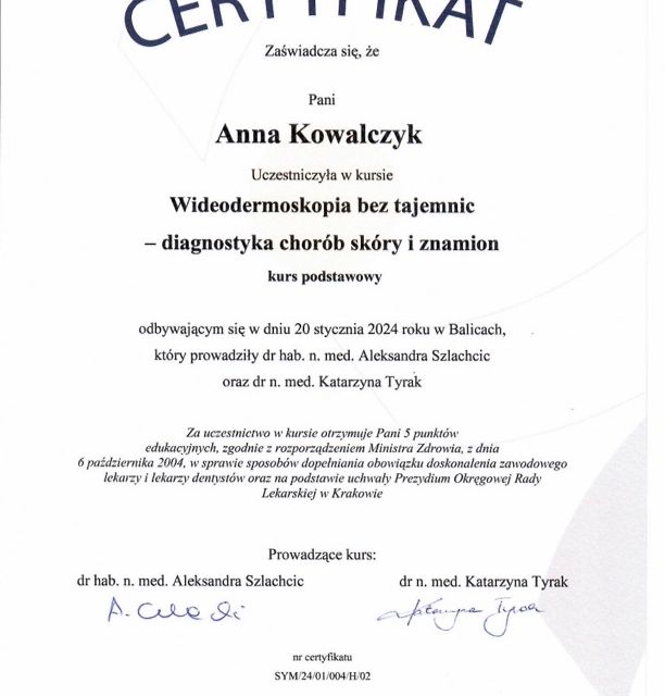 Powiększ obraz: certificate 10
