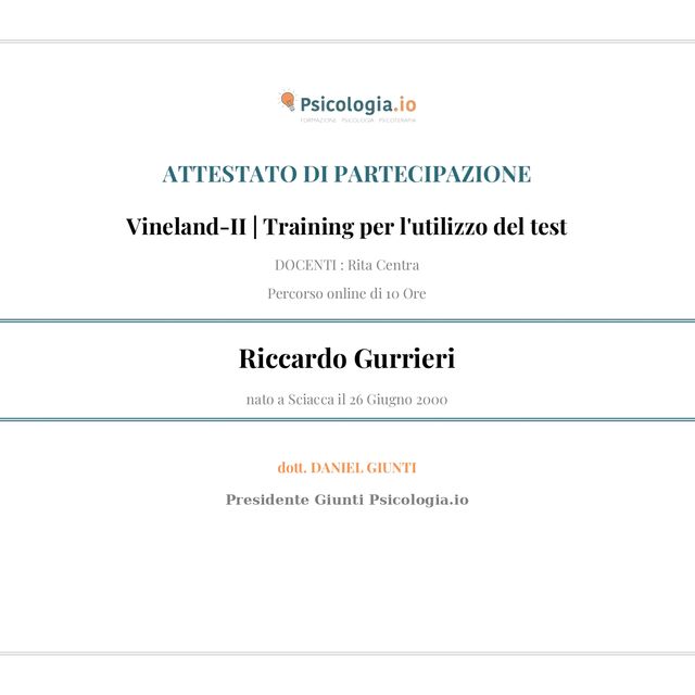 Ingrandire l'immagine: certificate 1