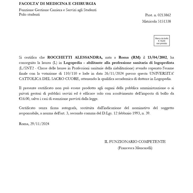 Ingrandire l'immagine: certificate 1