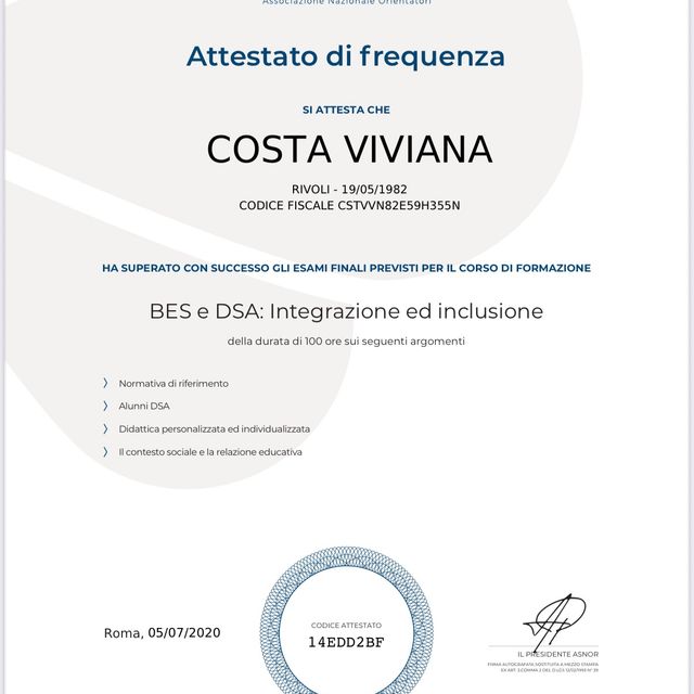 Ingrandire l'immagine: certificate 5