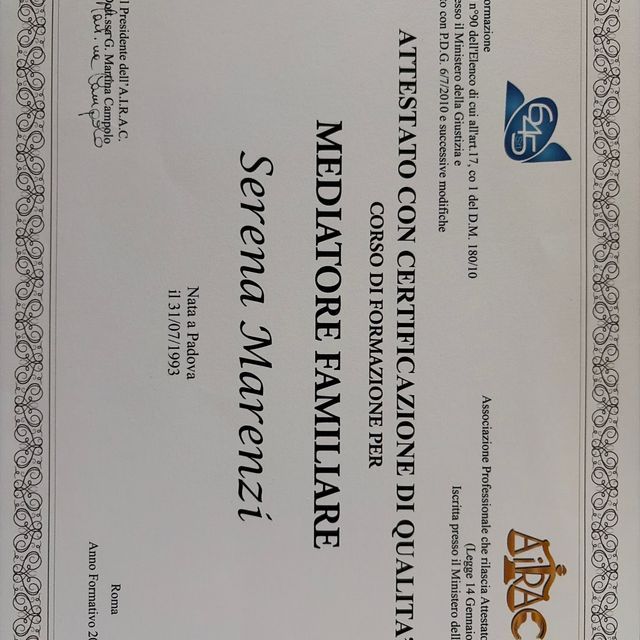 Ingrandire l'immagine: certificate 10