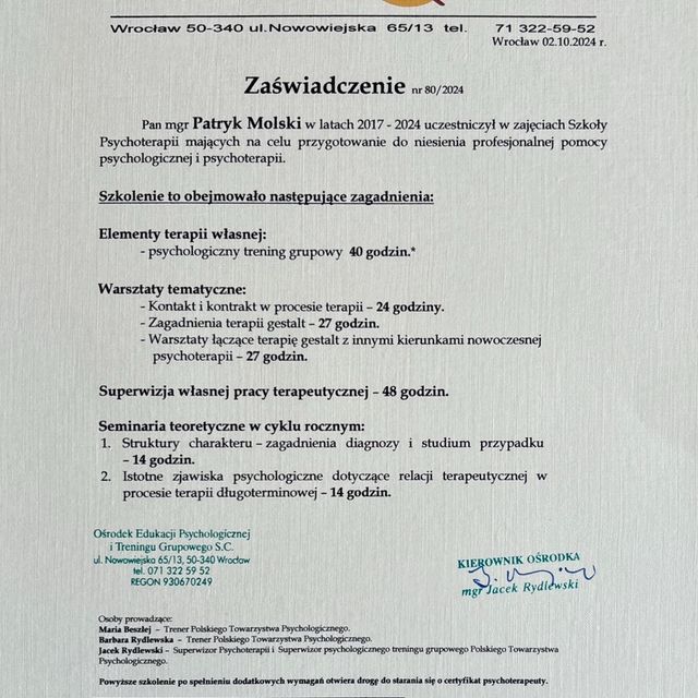 Powiększ obraz: certificate 93