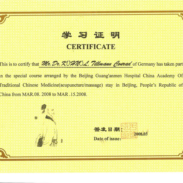 Bild vergrößern: certificate 1