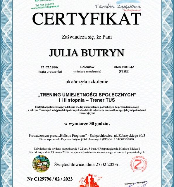 Powiększ obraz: certificate 3