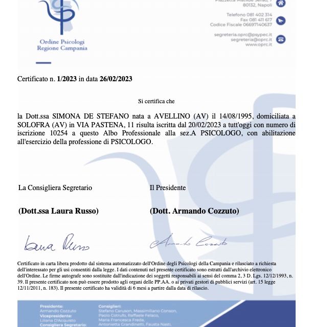 Ingrandire l'immagine: certificate 1