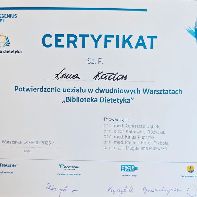 Powiększ obraz: certificate 70