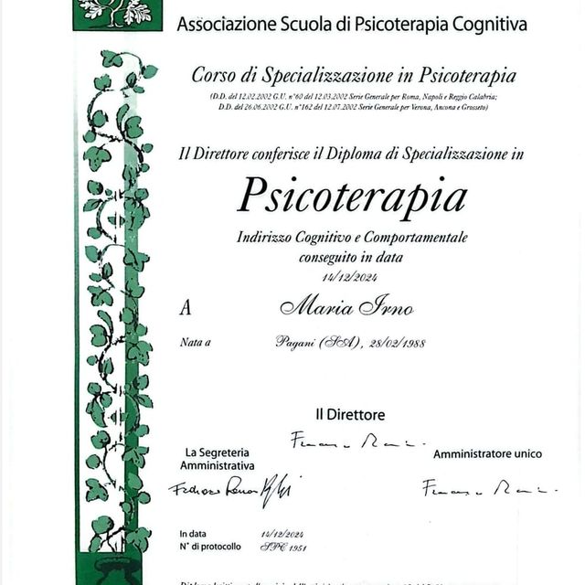 Ingrandire l'immagine: certificate 9