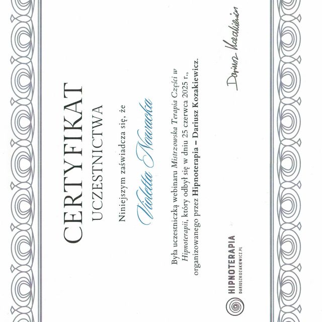 Powiększ obraz: certificate 20