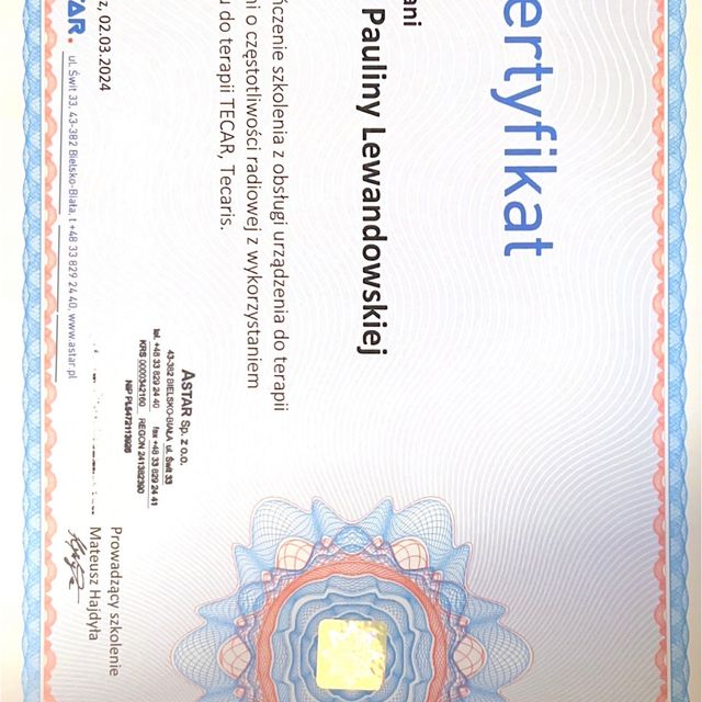 Powiększ obraz: certificate 85