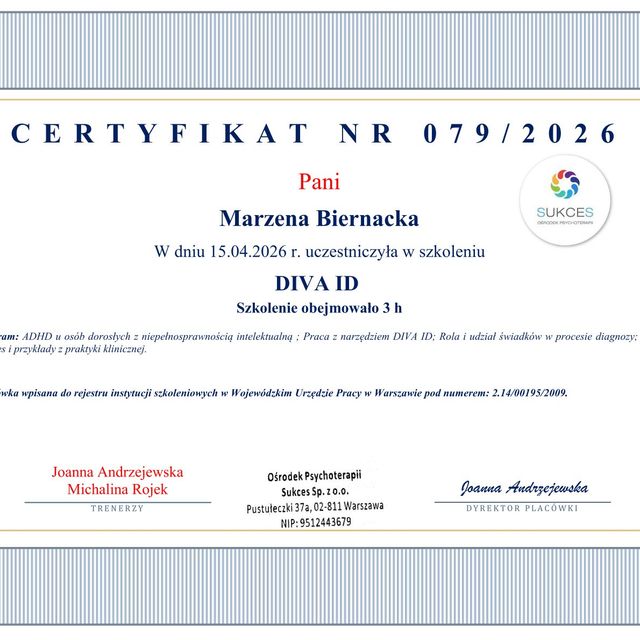 Powiększ obraz: certificate 18