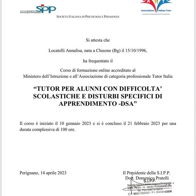 Ingrandire l'immagine: certificate 1