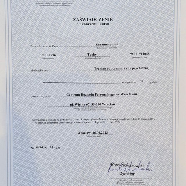 Powiększ obraz: certificate 8