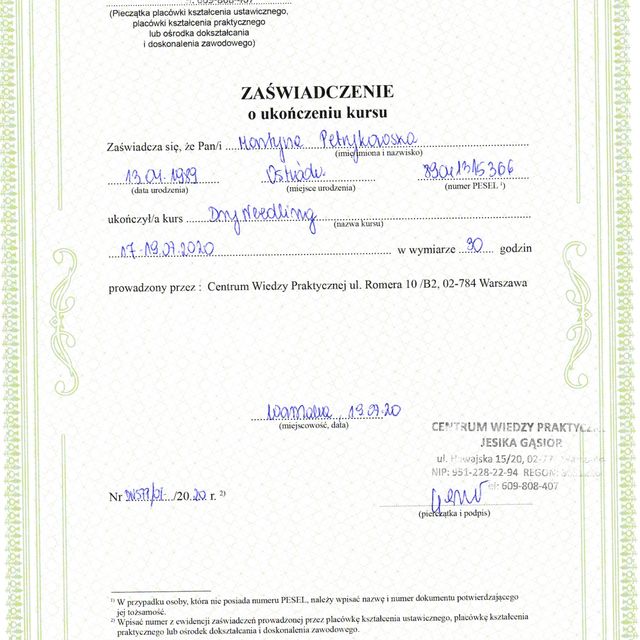 Powiększ obraz: certificate 5