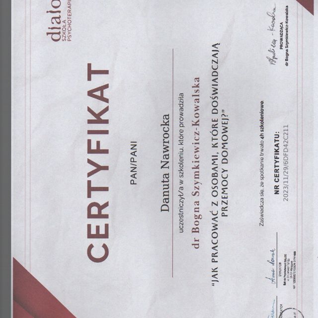 Powiększ obraz: certificate 10