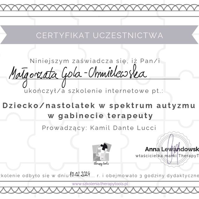 Powiększ obraz: certificate 18