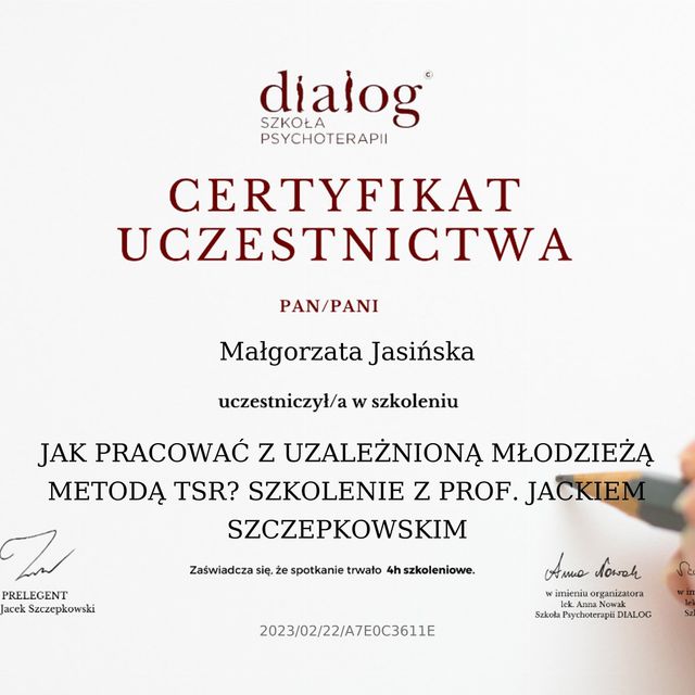 Powiększ obraz: certificate 61