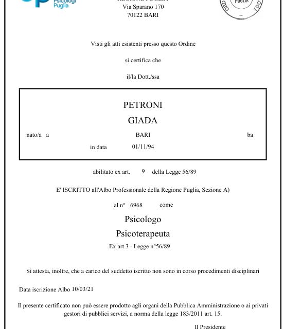 Ingrandire l'immagine: certificate 2