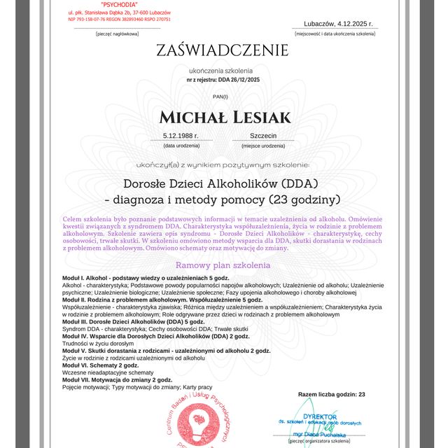 Powiększ obraz: certificate 84