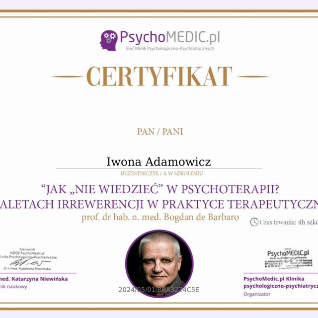 Powiększ obraz: certificate 9