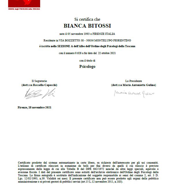Ingrandire l'immagine: certificate 1
