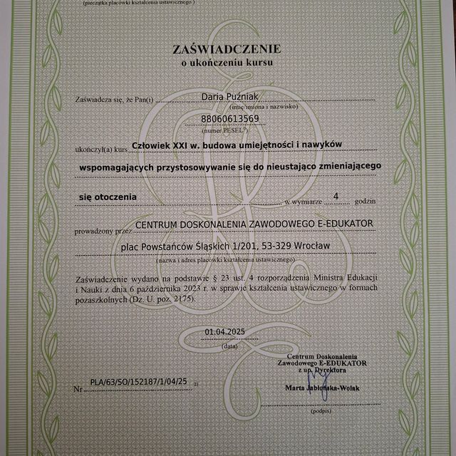 Powiększ obraz: certificate 24