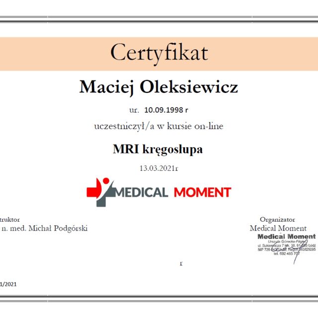 Powiększ obraz: certificate 37