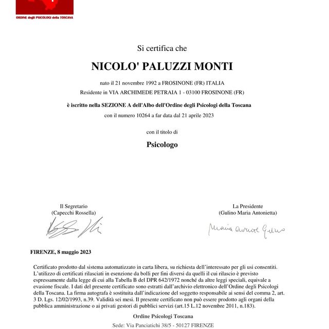 Ingrandire l'immagine: certificate 1