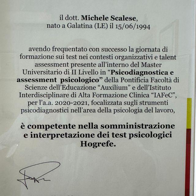 Ingrandire l'immagine: certificate 4