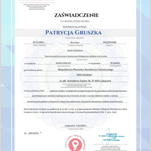 Powiększ obraz: certificate 10