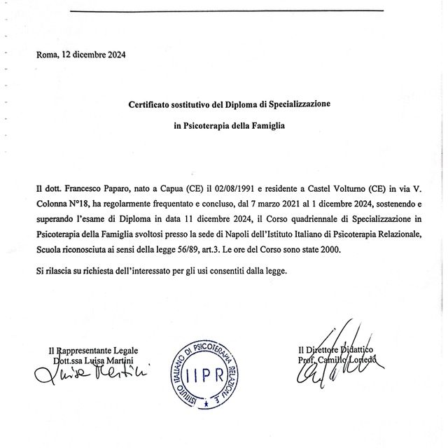 Ingrandire l'immagine: certificate 7