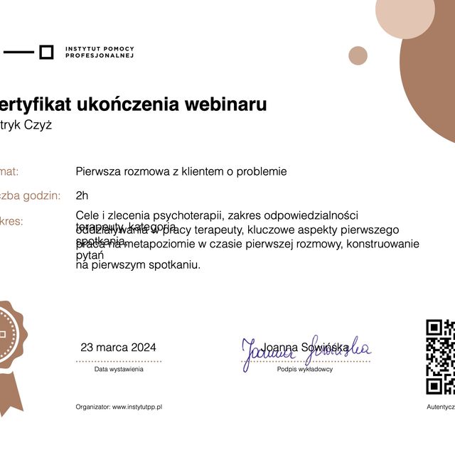 Powiększ obraz: certificate 23
