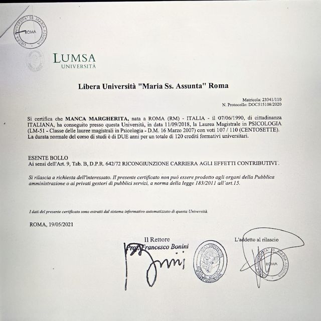 Ingrandire l'immagine: certificate 1