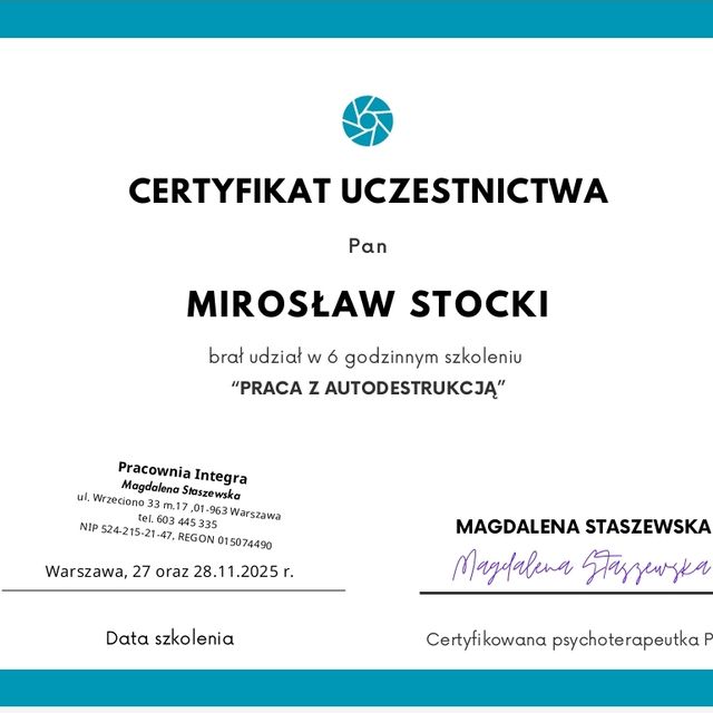 Powiększ obraz: certificate 17