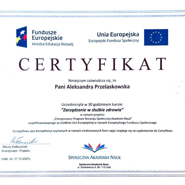 Powiększ obraz: certificate 10