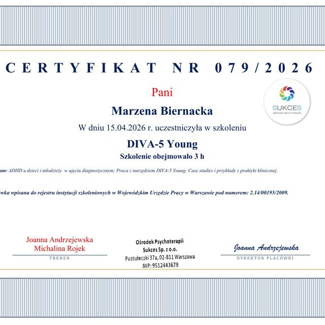 Powiększ obraz: certificate 19